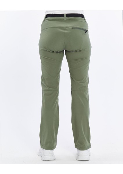 Quick Dry Kadın Trekking Pantolon-Yeşil