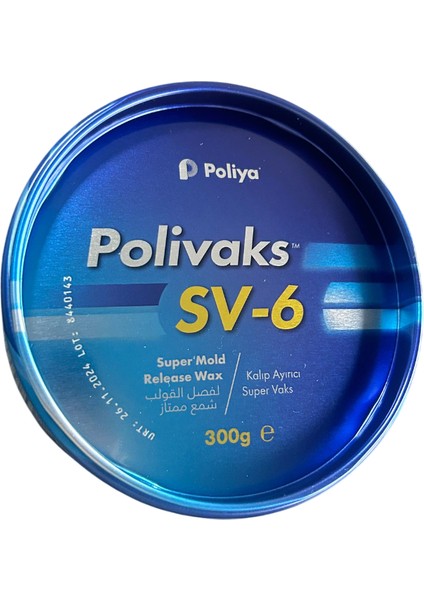 Polivaks Sv-6 Kalıp Ayırıcı Süper Vaks - 300 G fiyatları