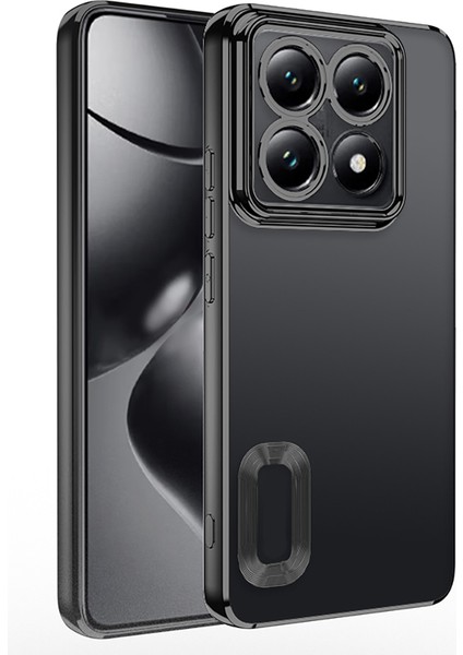 Xiaomi 14T Pro Kılıf Kamera Korumalı Logo Gösteren Omega Kapak