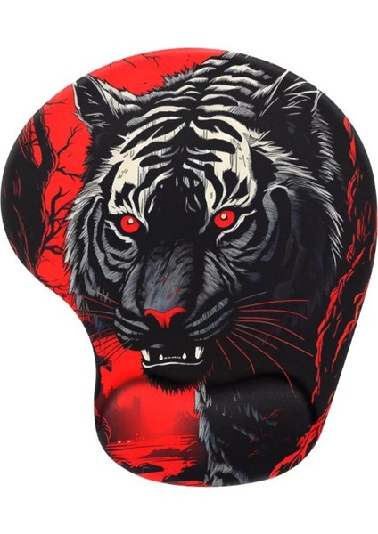Black Tiger Bilek Destekli Mouse Pad,baskılı Mouse Pad,ergonomik Rahat Konforlu Mouse Pad fırsatları