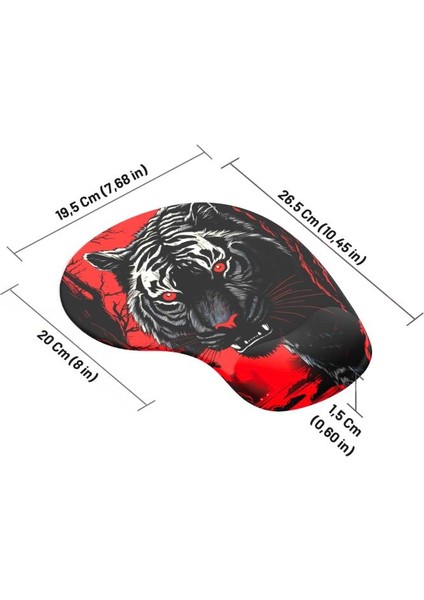 Black Tiger Bilek Destekli Mouse Pad,baskılı Mouse Pad,ergonomik Rahat Konforlu Mouse Pad indirimleri