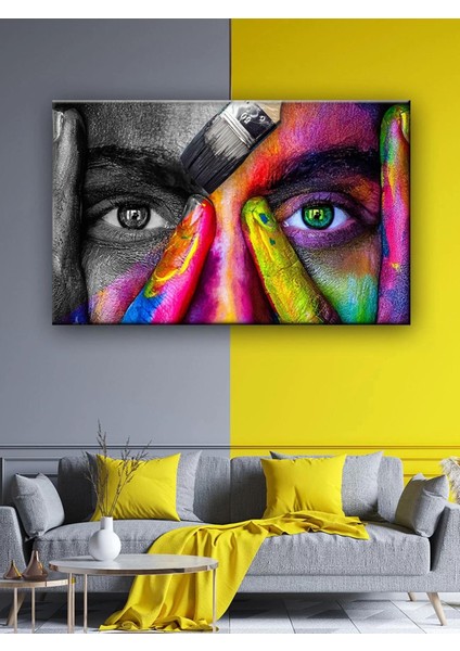 LED Işıklı Sanatsal Kanvas Tablo