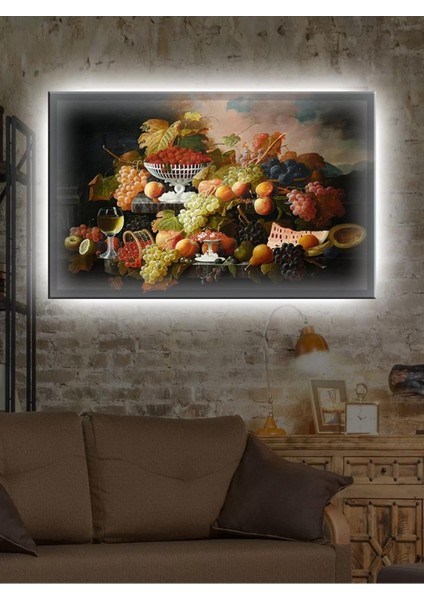 LED Işıklı Meyve Sanatsal Tablo