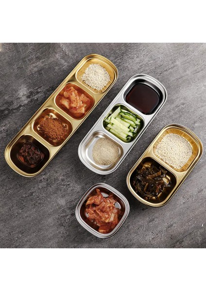 Metal Gold Tekli - Mini Salata, Kahve Lokumluk, Sunum Kasesi, Sosluk, Çerezlik, Kahvaltılık - 6 Adet
