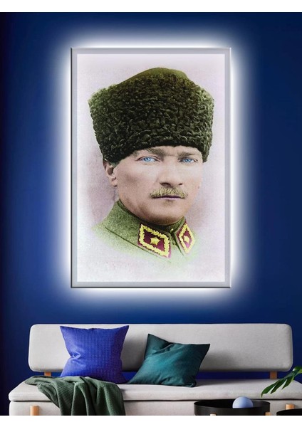 LED Işıklı Atatürk Misafir Odası