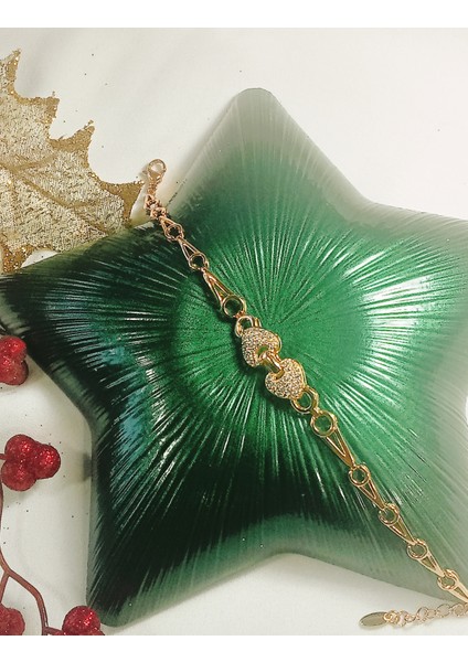 Kadın Çelik Bileklik Taşlı Gold fiyatları