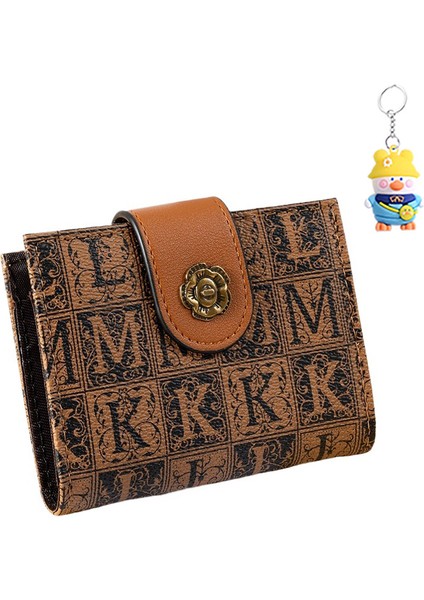 Kart Tutucu Kadın Çoklu Kart Yuvası Büyük Kapasiteli Ehliyet Kart Tutucu Cüzdan (Yurt Dışından)