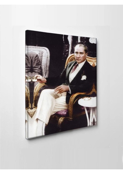 LED Işıklı Atatürk (Hediyelik Kanvas Tablo)