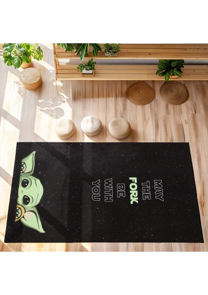 May The Fork Be With You / Yoda - Star Wars Halı