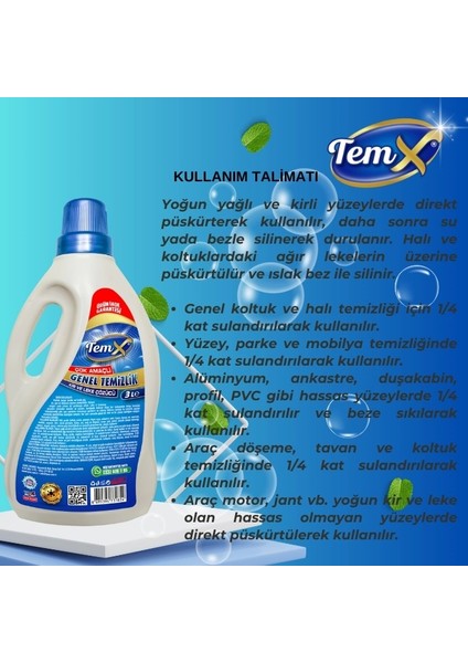 Konsantre Plus Ultra Güçlü Genel Temizlik Kir ve Leke Çözücü 3 Litre indirimleri