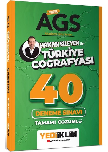 Meb Ags İle Türkiye Coğrafyası Tamamı Çözümlü 40 Deneme Sınavı