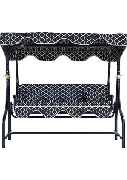 Altay Salıncak 3 Kişilik Bahçe Salıncağı Balkon Salıncak 200 cm BS03