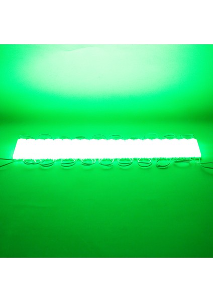 Modül LED 12V 1.5W Yeşil 2835 69 x 16 mm IP65 160-180LM 160 Derece (4767) - Lisinya