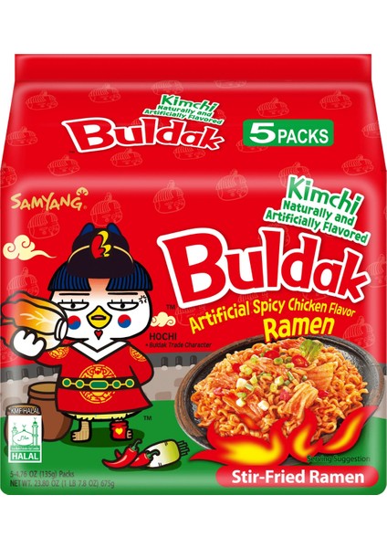 Buldak Kimchi Hot Chicken Flavor 135 gr