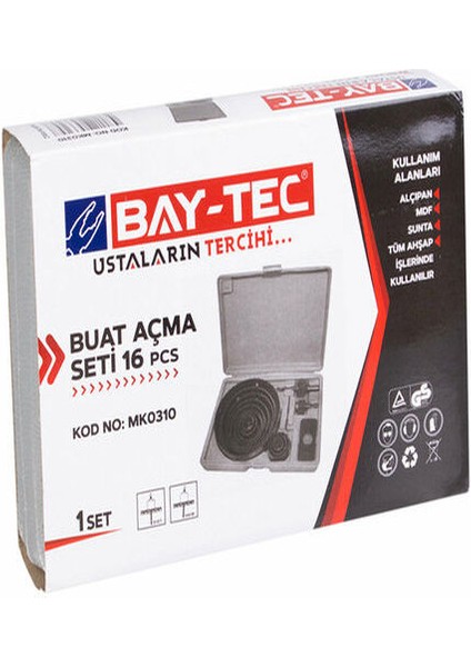 MK0310 Buat Açma Seti 16 Parça-Erpilsan Elektronik fiyatları