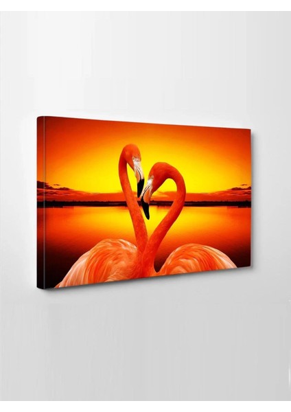 LED Işıklı Flamingo (Harika Bir Hediyelik Tablo)