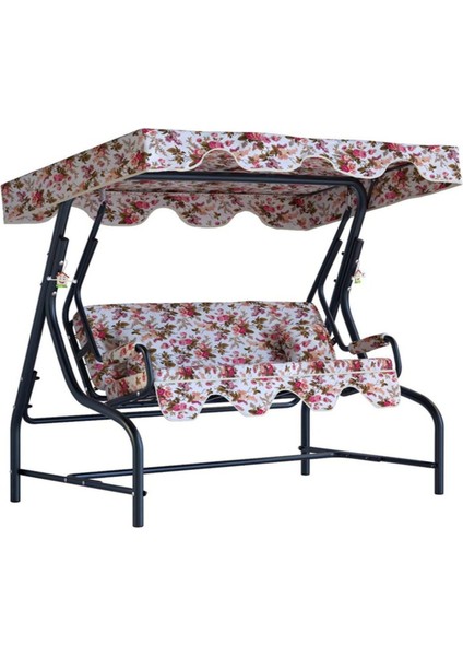 Buket Salıncak 3 Kişilik Bahçe Salıncağı Balkon Salıncak 200 cm BS01
