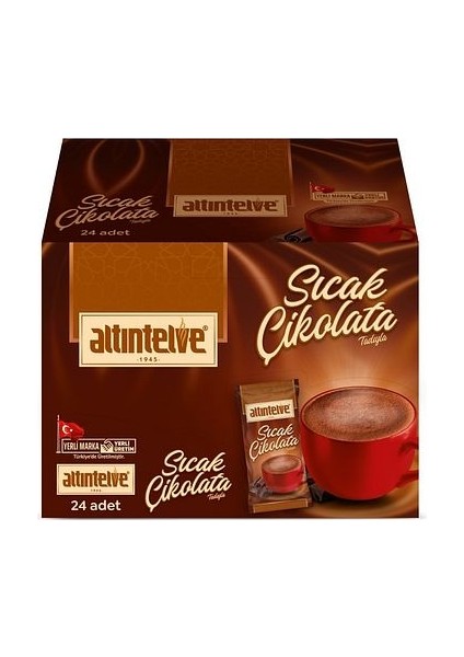 Sıcak Çikolata 18,5g 24 Lü Paket (%95 Çikolata)