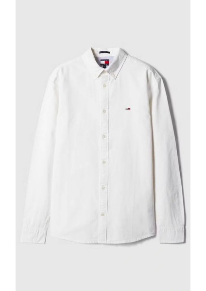 Erkek Beyaz Oxford Gömlek