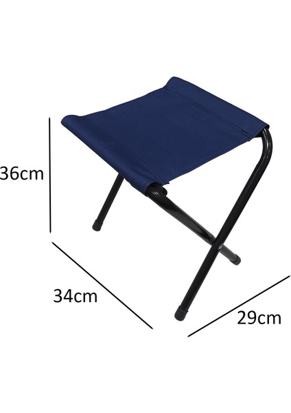 Tekli Katlanabilir Metal Piknik, Balıkçı ve Kamp Taburesi