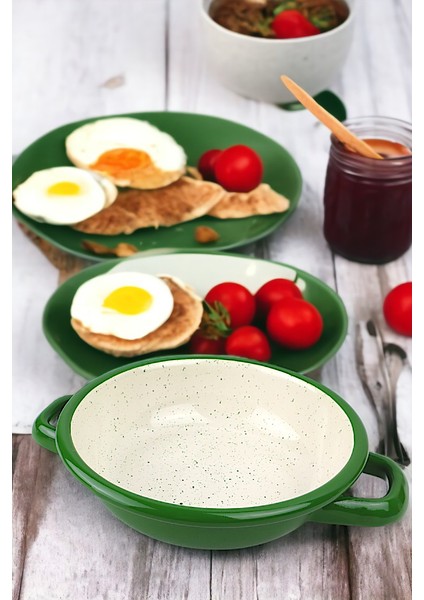 16 No Emaye Sahan, Servis, Yemek Kamp, Piknik, Çeyiz 16 cm