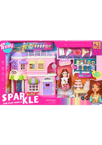 Sparkle Bella Princess Eğlenceli Mağaza Seti