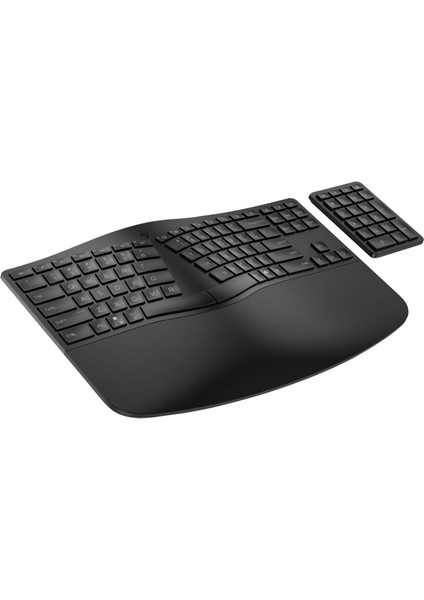 960 Ergonomik Kablosuz Klavye Siyah 7E755AA