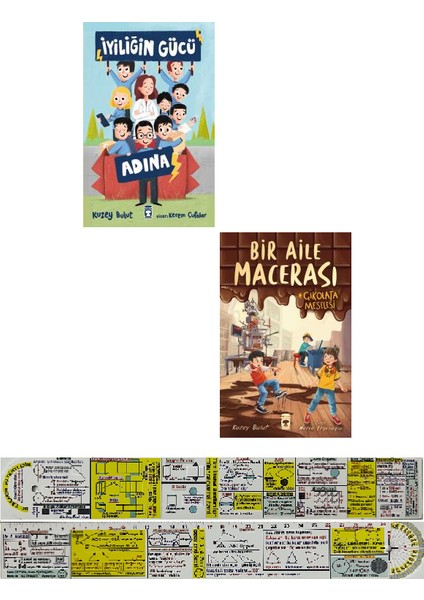İyiliğin Gücü Adına / Bir Aile Macerası 2 Kitap (Matematik Öğreten Cetvel) - Kuzey Bulut