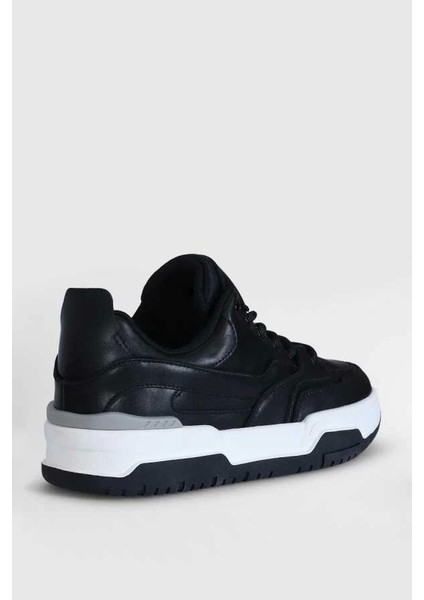 Mark Erkek Deri Sneaker Ayakkabı Siyah 112230194 fiyatları