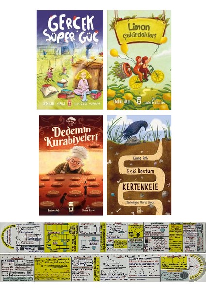 Gerçek Süper Güç / Limon Çekirdekleri / Dedemin Kurabilyeleri / Eski Dostum Kertenkele - Emine Arlı