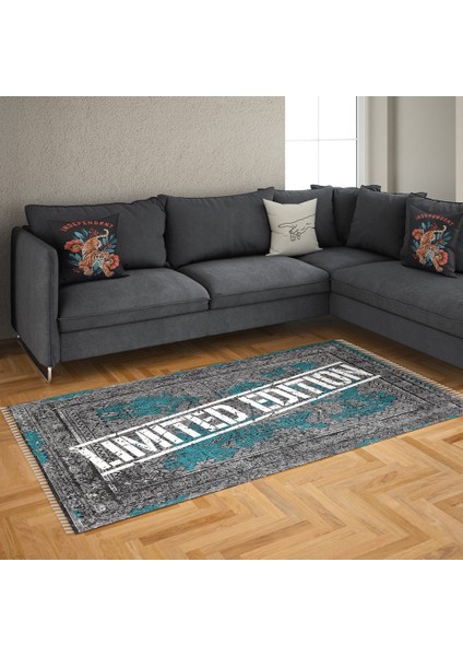 Limited Edition Black&blue Halı