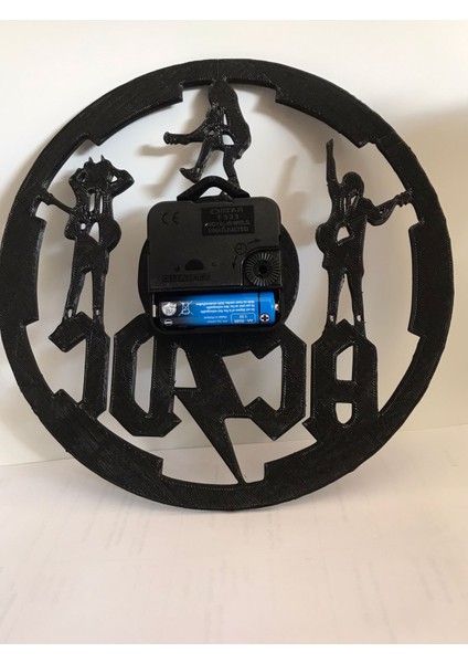 Temalı 3D Tasarım Duvar Saati