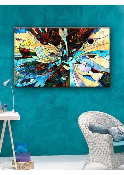 LED Işıklı Sanatsal Kanvas Tablo