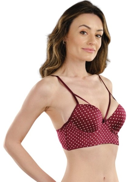 Iç Giyim Kadın Puantiyeli Bralet Destekli Sütyen 610