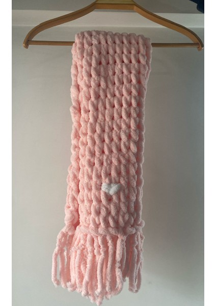 El Örgüsü Atkı Pembe