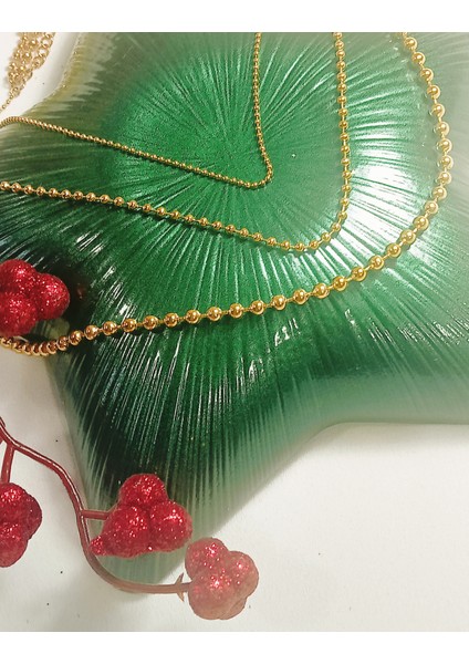 Kadın Çelik Kolye Gold 3'lü Abiye fiyatları