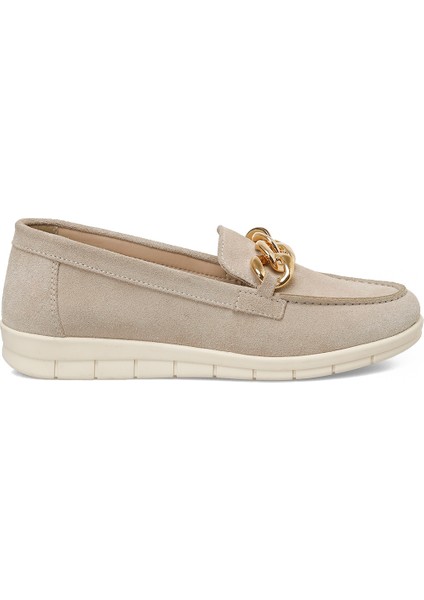 5 Nokta 105403.Z5FX Bej Kadın Loafer