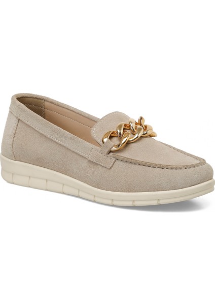 5 Nokta 105403.Z5FX Bej Kadın Loafer