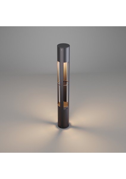 Curvex Bollard Alüminyum Yürüyüş Yolu Bahçe Aydınlatması 75 cm