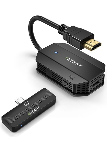 Edup Kablosuz HDMI Kiti 1080P 60hZ Video Ses Görüntü Aktarımı EH-WD9905C