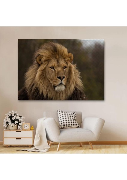 Aslan Dekoratif Kanvas Tablo 1159