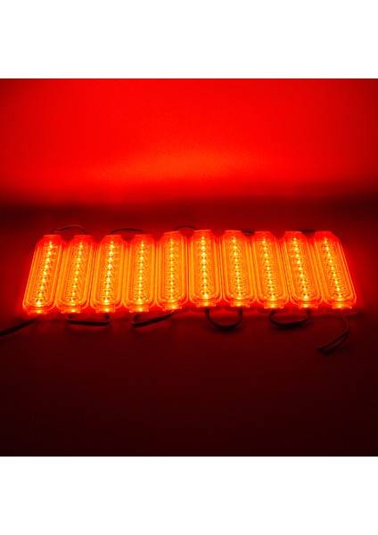 Tek Renk Kırmızı Modül LED 14*32.5 2835 24 Volt 2.4 Watt (4767) - Lisinya
