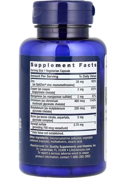 Only Trace Minerals 90 Vegetarian Capsules fiyatları