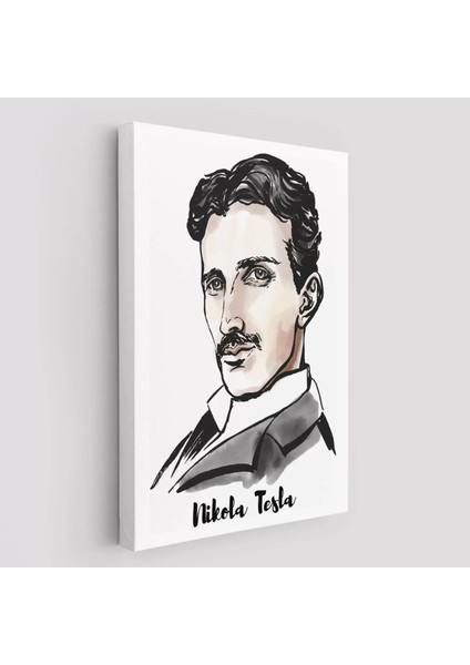 Nikola Tesla Dekoratif Kanvas TABLO-5917