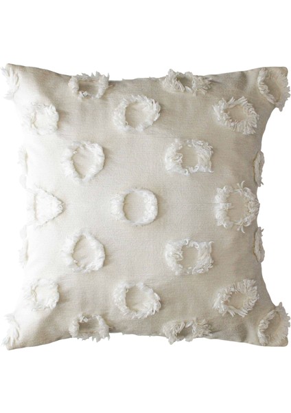 Tüylü ve Desenli Yumuşacık Kırlent - 40 x 40 cm Dekoratif ve Kullanışlı Kırlent Kılıfı fırsatları