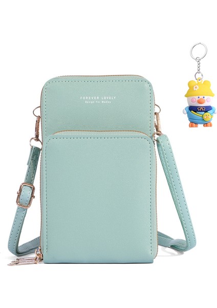 Kadın Cüzdan Omuz Crossbody Çanta Çok Fonksiyonlu Cep Telefonu Çantası Kart Tutucu (Yurt Dışından)
