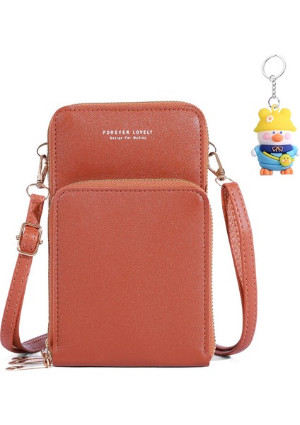 Kadın Cüzdan Omuz Crossbody Çanta Çok Fonksiyonlu Cep Telefonu Çantası Kart Tutucu (Yurt Dışından)