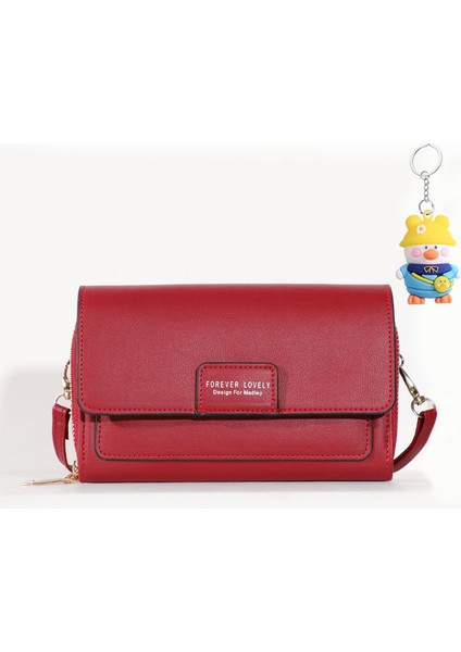 Cüzdan Kadınlar Çoklu Kart Yuvası Elli Çantası Büyük Kapasiteli Crossbody Omuz Çantası Cep Telefonu Çantası (Yurt Dışından)