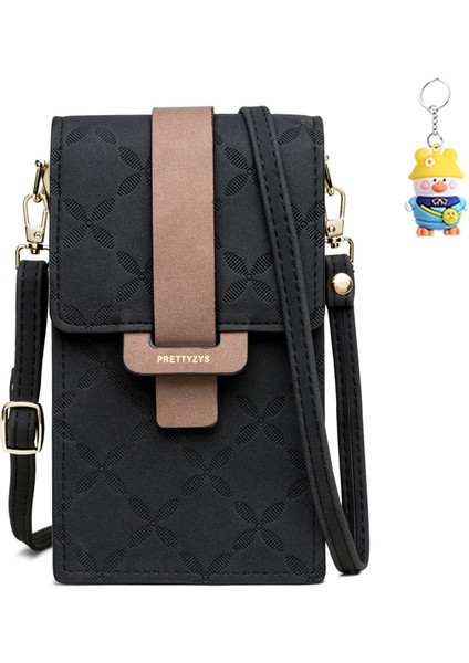 Cep Telefonu Çanta Kadın Toka Küçük Kare Çanta Omuz Crossbody Çanta Kozmetik Çanta (Yurt Dışından)