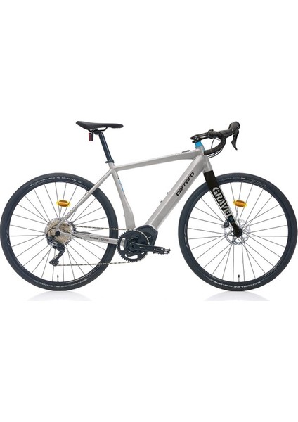 Gravel Ge 5.0 Elektrikli Bisiklet 28" 11-V Hd Mat Gümüş Bisiklet